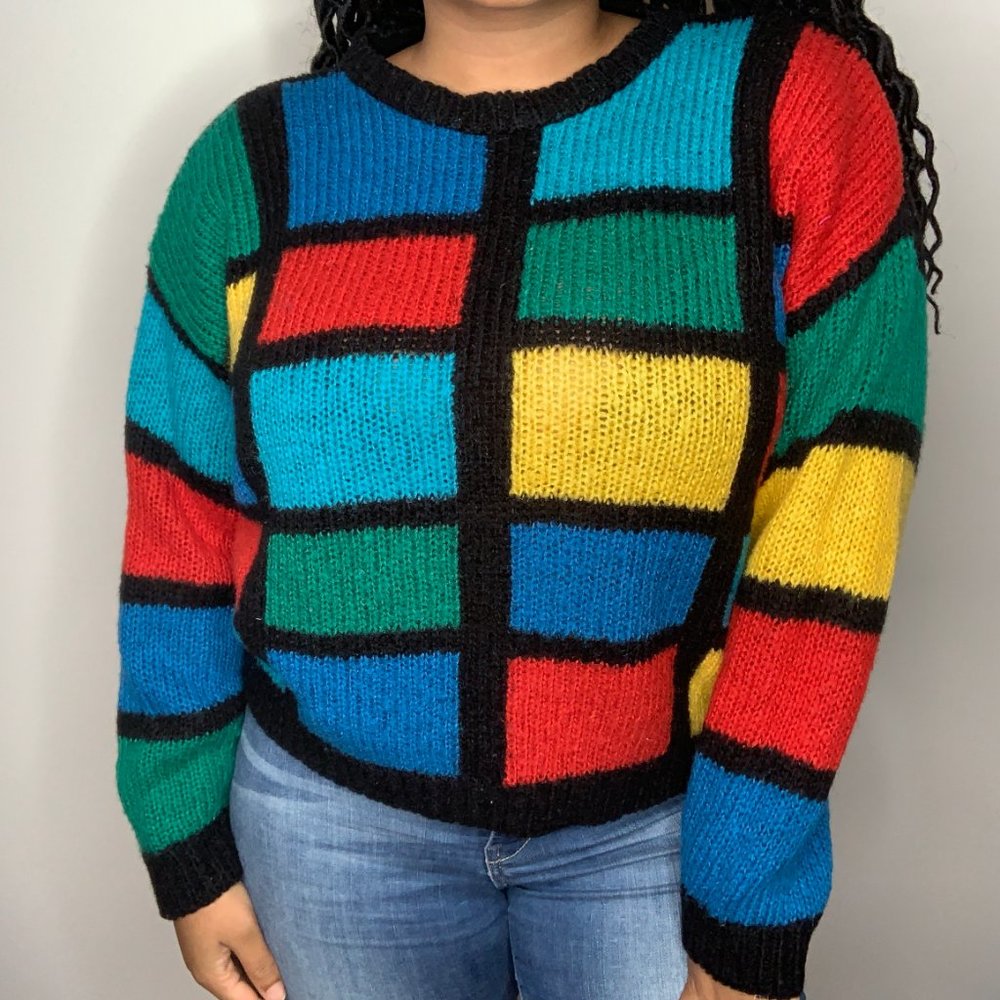 Colorful Vintage Sweater
